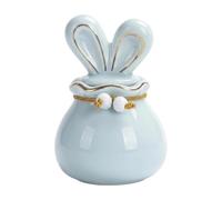 Générique Pet Urn | 150ml Bunny Ear Design Ceramic Memorial Keepsake Jar