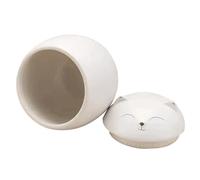 Générique Pet Urn, Cat Dog Ashes Box, Waterproof Memory Keepsake, Secure Lid Closure, Decorative Design, Paw Print Plaster Slot, Compact Display Size, Sentimental, Perfect for Shelf, Mantel, Ceremony