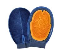 Générique Pet Wash Gloves, Side Grooming, 10,04x6,1 inches Mitt Massage Cleaning Set, Soft Bath Handwear Tool, Gentle Silicone Bristle Care Design, Maintenance Style for Dog Cat Home