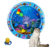 Générique Pet Water Bed, Cat Water Mat with Fish, Cat Water Bed, Cooling Mat for Dogs/Cat, Water Sensory Playmat with Fish for Pet Play, Feel Cool Comfort (B)
