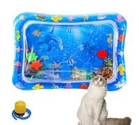 Générique Pet Water Bed, Cat Water Mat with Fish, Cat Water Bed, Cooling Mat for Dogs/Cat, Water Sensory Playmat with Fish for Pet Play, Feel Cool Comfort (C)
