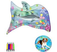 Générique Pet Water Bed, Thickened Water Sensory Play Mat for Cats Dog, Non-Scratch Design for Self Play Feel Cool Comfort Washable Inflatable Playmat (L,27.5 * 19.6inch)