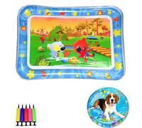 Générique Pet Water Bed, Thickened Water Sensory Play Mat for Cats Dog, Non-Scratch Design for Self Play Feel Cool Comfort Washable Inflatable Playmat (I,27.5 * 19.6inch)