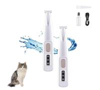 Générique Petior Pet Paw Trimmer, 2024 New Rechargeable Low Noise Cordless Dog Paw Trimmer with LED Light, Petior Upgraded Pet Paw Trimmer for Paws Face Eyes Ears Rump (2Pc Style 1)
