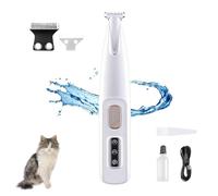 Générique Petior Pet Paw Trimmer, 2024 New Rechargeable Low Noise Cordless Dog Paw Trimmer with LED Light, Petior Upgraded Pet Paw Trimmer for Paws Face Eyes Ears Rump (1Pc Style 2)