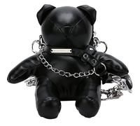 Générique Petit à bandoulière en cuir PU à la mode avec doublure intérieure douce, mignon ours en forme de téléphone, portefeuille, à main artistique ours en PU pour téléphone portable