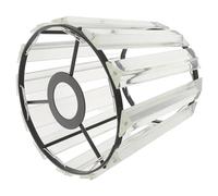 Générique Petit Abat-jour en Cristal Noir 12 Cm pour Douille E14, Cache-lumière à Clip Décoratif Suspendre et Lampe de Table, Diffuseur Lumineux Intérieur pour Salon et Salle à Manger