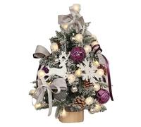 Générique Petit Arbre De Noël - Pièce Maîtresse Vacances Décorative, Lumières LED d'arbre Table Artificielles | Accessoires DE Table Festive pour LA Maison, Office, Fête, Dispus Saison Et Décorations