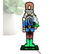 Générique Petit Casse-Noix LED pour Table - Décoration Noël Lumineuse Acrylique avec 264 Perles Salon Cheminée Entrée Sapin Ambiance Festive Collection Élégante