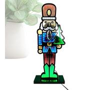 Générique Petit Casse-Noix LED pour Table - Décoration Noël Lumineuse Acrylique avec 264 Perles Salon Cheminée Entrée Sapin Ambiance Festive Collection Élégante