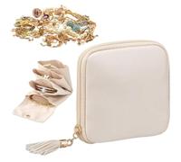 Générique Petit Coffret Bijoux Sac De Rangement Pour Colliers Souple Multi-