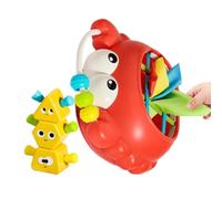 Générique Petit Cube D'Activité Jouet d'éveil éducatif en Forme de Crabe | sensoriels pour Garçons Préscolaires Maison Crèche Maternelle Salon Salle de Jeux Garderie