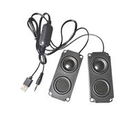 Générique Petit Haut-Parleur USB 3.5mm, Son stéréo Portable, pour Ordinateur Portable, Notebook, électronique, USB, pour Ordinateur Portable/téléphone