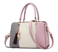 Générique Petit Lunch Pour Filles Avec Sangle grande capacité sac à main sac à bandoulière en cuir à franges pour femmes Portefeuille Cuir Été (PK1, One Size)