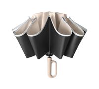 Générique Petit Parapluie Automatique - Parapluies de Voyage Pliables pour la Pluie | Parasol Portable Anti-UV avec Bandes Réfléchissantes pour Camping Plage Pique-Nique Sport et Déplacements