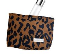 Générique Petit Sac à Main - Poche à Fermeture éclair imprimé léopard, Sac de Rangement de Voyage à la Mode, de cosmétique Portable pour Femmes Portefeuille de à Dos pour Femmes pour Femmes po