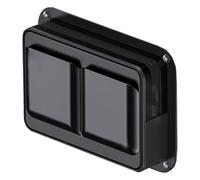 Générique Petit Sac De Pêche,Pochette Imperméable - Sac De Stockage D'Appâts sur Le Côté pour Boîte À Pêche,pour Hommes Bateau Kayak Surf Rivière en Plein Air Bar Poisson Chat Truite