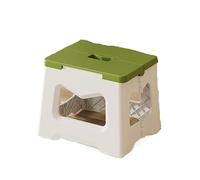 Générique Petit Tabouret d'extérieur Pliable, Bas, Portable, for Salon, Salle de Bain(Middle Green)