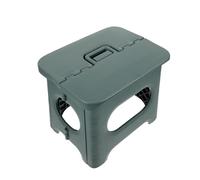 Generique Petit Tabouret Pliable léger Taboret, Compatible for la Maison, Le Bureau, Salle de Bain, Portable, Gain Place, Rose(Green)