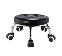 Générique Petit Tabouret Rond à roulettes, Idéal comme Cadeau. Tabouret Bas Pivotant pour La Maison, La Salle de Sport, Le Sport, La Cuisine, Adultes et Enfants, Style Un