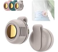 Générique Petit Ventilateur à Clip, Portable Silencieux Mini-Clip De Ventilateur Sans Lame, 3 Vitesses Ventilateurs De Clip-On Pour Chemise, Mini Fans De Tourbillon Pour Clips De Taille (Blanc)