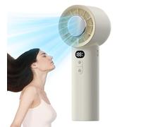 Générique Petit Ventilateur de Poche Pliable,Ventilateur Personnel Rechargeable Pour Voyage Rafraîchissement Instantané - Accessoire Compact de Voyage pour Sac à Dos Pique-nique Sport Événements
