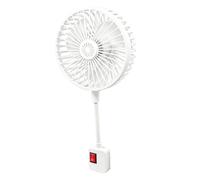 Générique Petit Ventilateur - Ventilo Silencieux À Col De Cygne Flexible Avec Adaptateur Secteur - Mini Ventilateur - Pour Tente Maison Voyage Camping Bureau Voiture Chambre Et Plage