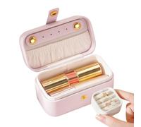 Générique Petite Boîte À Bijoux De Voyage,Petite Boîte De Rangement Pour Bijoux | Coffret Étanche Multicompartiment Pour Femmes Et Filles - Accessoires Mode Colliers Bracelets Boucles D'Oreilles