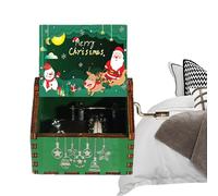 Générique Petite boîte à Musique - Boîte à Musique Classique en Bois sculpté à manivelle | Boîte à en Bois, adaptée au Souvenir d'anniversaire, de noël, de Thanksgiving, de la fête des mères