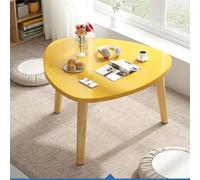 Générique Petite café Table Basse, Table Basse Ovale Simple, Petite Tables Basses, Tables Basses Moderne du Milieu du Siècle pour Salon, Centre Salon (Jaune élégant, 40 * 40 * 30)