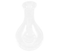 Générique Petite Carafe à Vin en Verre Cristal 385Ml Compartiment à Glace Carafe à Saké Froide Japonaise pour Maison et Restaurant sur Glace Moderne pour Fêtes