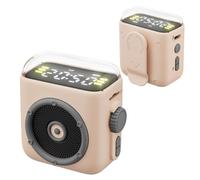 Générique Petite Enceinte sans Fil | Lecteur de Musique et Machine à Son Magnétiques,Enceinte De Voyage avec Clip Arrière - pour Maison Salle d'Étude Automobile Pique-Nique Fête Voyage Plage Fitness