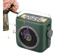 Générique Petite Enceinte sans Fil,Lecteur de Musique Magnétique - Enceinte Ultra-Portable avec Clip Arrière,pour Maison Et Chambre Et Voiture Et Pique-Nique Et Fête Et Voyage Et Plage Et Fitness