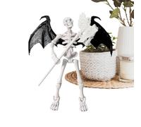 Générique Petite Figurine Squelette Déco De Table Articulée Jouet