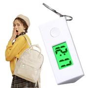 Générique Petite Horloge Porte-Clés,Horloge Digitale Légère Clipable pour Sac À Dos | Accessoire Électronique Polyvalent pour Étudiants Et Sportifs Ados Adultes Garçons Filles