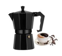 Générique Petite Machine À Café,Avec Valve De Sécurité Poignée Anti-Brûlure - Cafetière Italienne Pour Boissons - Pour Poêle Céramique Gaz Alcool Latte Italien Cappuccino Bureau Domicile Voyage