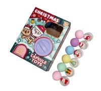 Générique Petite Machine à Gashapon Distribution Réutilisable de Lots Noël | Distributeur Automatique Festif Pour Garçons Fêtes Maison Appartement rèche École Soirées Jeux Espace