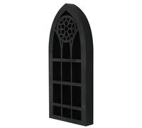 Générique Petite Murale - Élégante en Noir, Murale en Verre, Rangement Pratique pour, Cristaux, Bouteilles, huiles essentielles et décorations, Moderne pour la ma