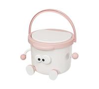 Générique Petite Poubelle De Bureau - Corbeille À Papier Décorative Mignonne Avec Poignée | Bac Table Mini Boîte Déchets | Pour Dortoir Lit Salle De Bain Chambre Salon Bureaux Maquillage Rangement