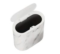 Générique Petite Salle De Bain Poubelle - Mince Avec Couvercle Pour Bain, Panier À Déchets Couvert Conception Les Toilettes En