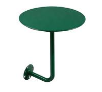 Générique Petite Table Murale Ronde pour intérieur/extérieur, 30-50cm Table Basse Murale Ronde, Table d'appoint Murale, Bureau Flottant en Métal Robuste, Table De Chevet & Tables de Bar(Green,40cm)