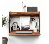 Générique Petite Table Pliante Murale, Bureau D'ordinateur Fixée Au Mur, Établi Pliante À Abattant Mural, Tables Flottant De Cuisine, Chambre Tablette(60x45cm/23.6x17.7in)