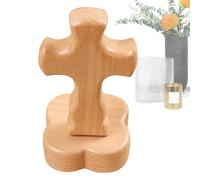 Générique Petites Confortables en Bois de hêtre - à Main au Format de Poche, Texture de Grain Naturel, Artisanat Poli, Forme Facile à Tenir | pour la dévotion des Adultes, la bénédiction chr