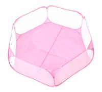 Générique Petits Animaux Pliable Hexagonal Playpen Sécurisé pour Et Rongeurs Tente Polyester Respirant Conception Portable Et Colorée