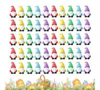 Générique Petits Gnomes de Décoration | 50 Pièces De Décoration De Statue pour La Fête De Pâques, Maison en Silicone Lutins - pour Décor de Jardin Intérieur Extérieur Table Bureau Fête