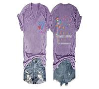 Générique, peu importe l'amour derrière moi, le monde est un meilleur endroit avec votre chemise pour femme, lilas, XXL