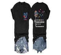 Générique, peu importe l'amour derrière moi, le monde est un meilleur endroit avec votre chemise pour femme, Noir , M