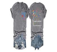 Générique, peu importe l'amour derrière moi, le monde est un meilleur endroit avec votre chemise pour femme, gris, S