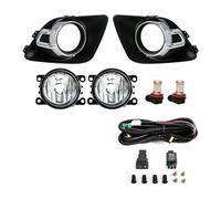 Générique Phare Antibrouillard 12V LED Antibrouillard Lampe Phares Halogène Couverture Capot Cadre Lunette Étanche Pour Mitsubishi Pour ASX 2011 2012 2013 Brouillard(LED Yellow)