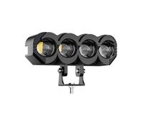 Générique Phare Avant Auxiliare LED 12V 24V 40W 3000Lm Projecteur Longue Portée Spot Blanc + Feu Antibrouillard Jaune pour Moto Voiture VTT 4x4 Feu de Route Blanc Feu de Croisement Jaune